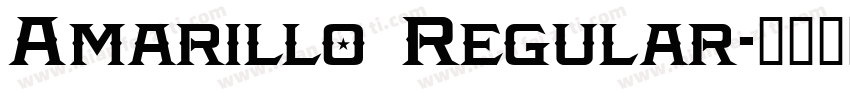 Amarillo Regular字体转换